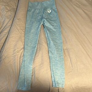 Light blue workout leggings